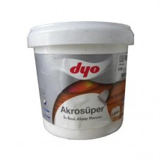 Dyo Hidroten Su Bazli Yari Mat Boya 2 5 Lt Beyaz